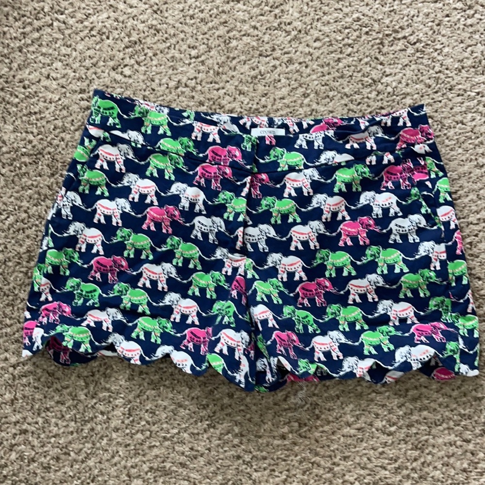 Crown and Ivy elephant print shorts